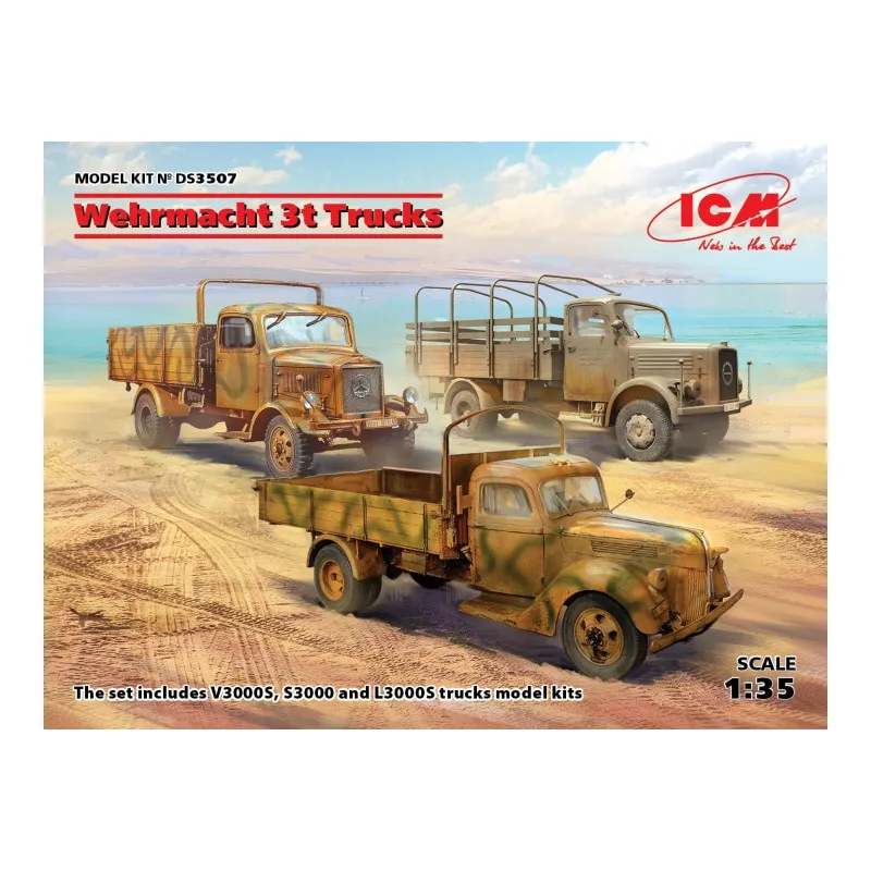Ensemble de camions allemands. ICM DS3507