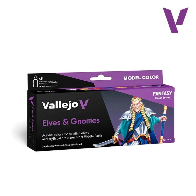 Set de peinture : Elfes et gnomes. VALLEJO 70242