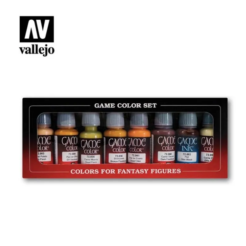 Set de peinture : Teints du visage et de la peau. VALLEJO 72295