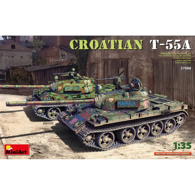 T-55A croate. MINIART 37088