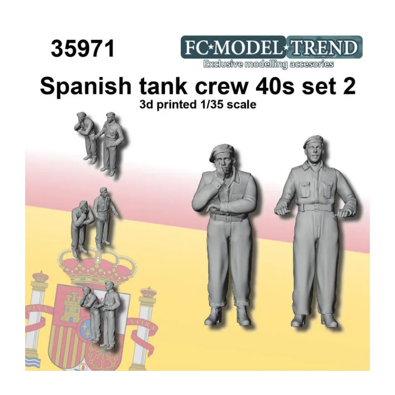 Équipage espagnol, 40 s. FC MODELTIPS 35971