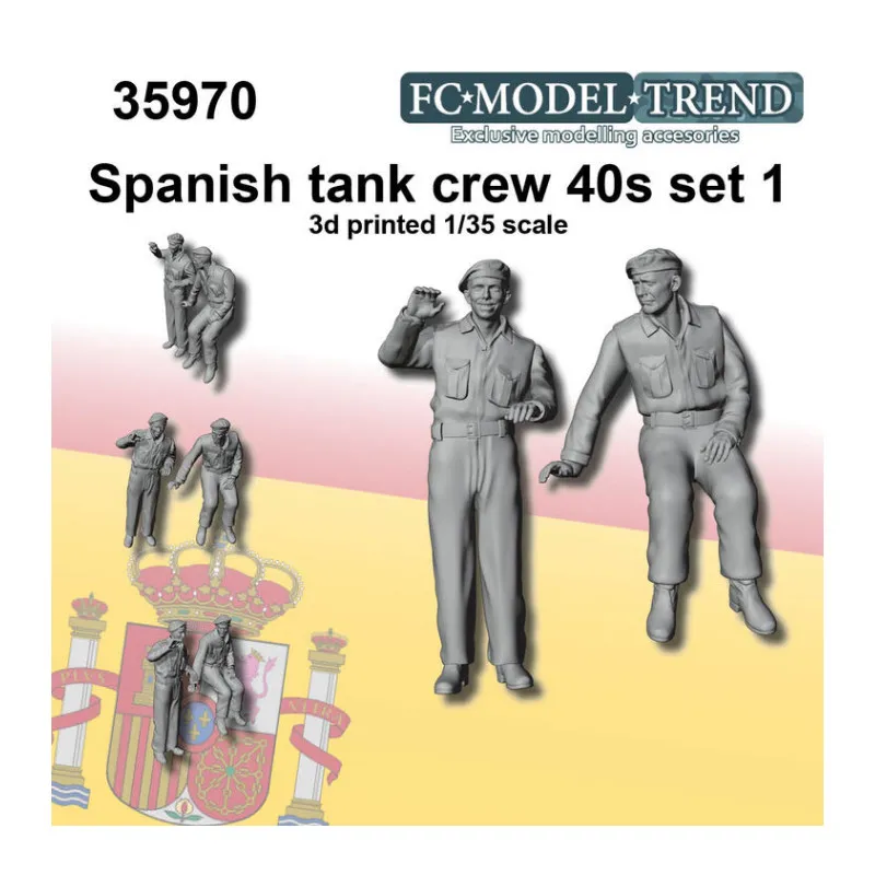 Équipage espagnol, 40 s. FC MODELTIPS 35970