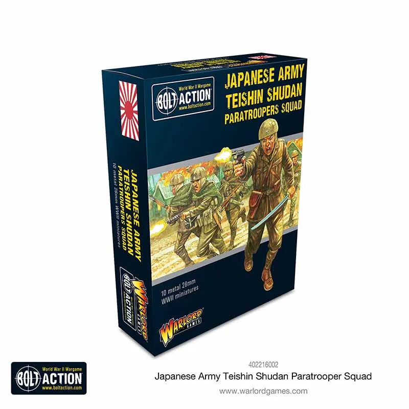 Escadron de parachutistes japonais Teishin Shudan. Bolt Action. WARLORD GAMES 402216002