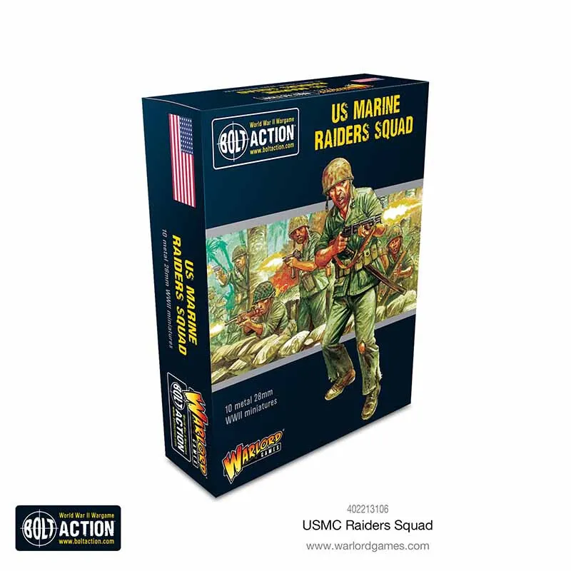 Escadron de pillards des Marines des États-Unis Bolt Action. WARLORD GAMES 402213106