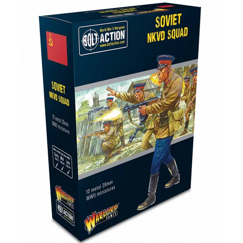 Escadron soviétique du NKVD. Bolt Action. WARLORD GAMES 402214006