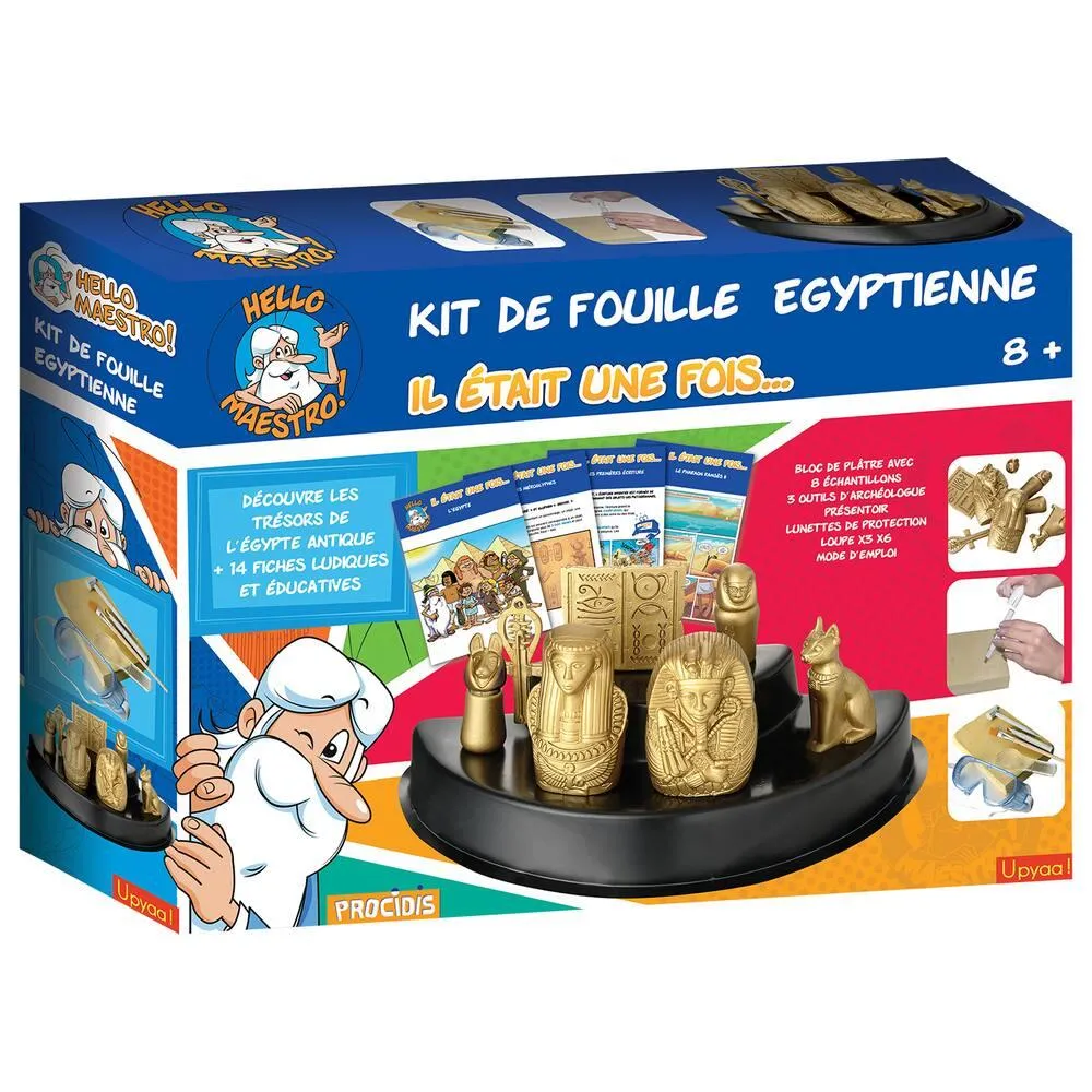 KIT DE FOUILLE EGYPTIENNE  IL ETAIT UNE FOIS LA VIE