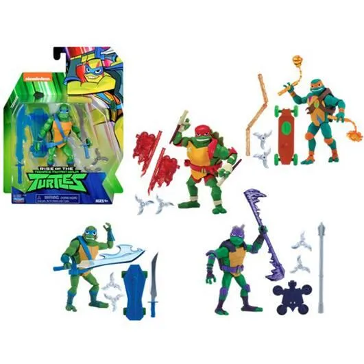 FIGURINE ARTICULÉE ET ACCESSOIRES RISE OF THE TEENAGE MUTANT NINJA TURTLES