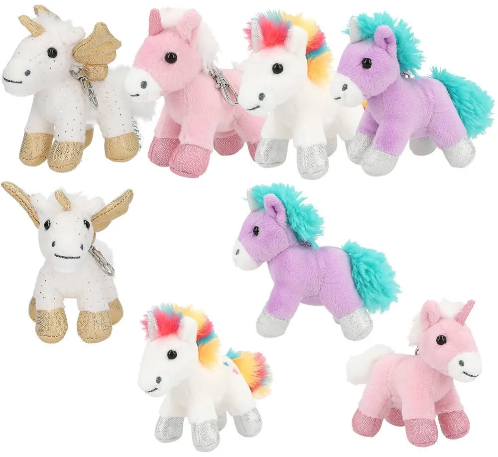 YLVI PORTE-CLES PELUCHE LICORNE