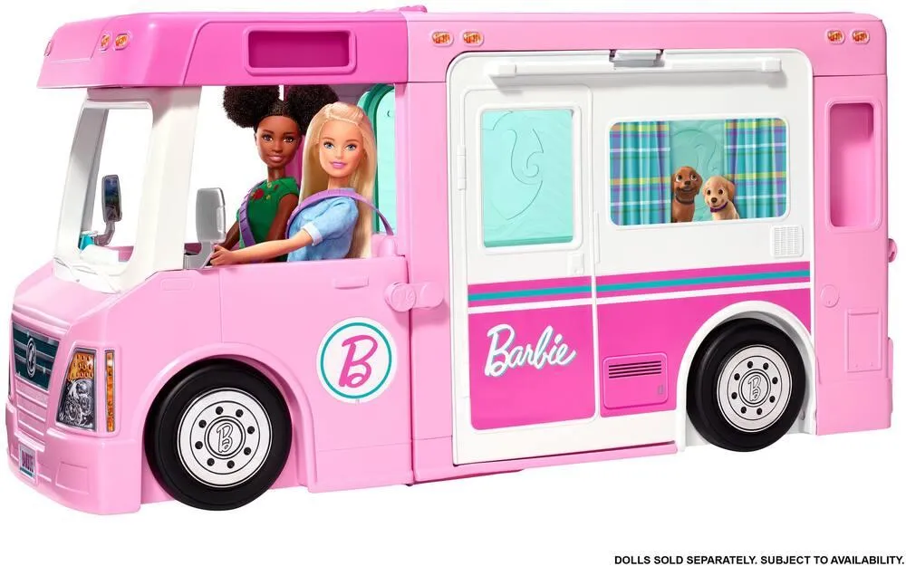 BARBIE - CAMPING-CAR DE REVE 3-EN-1