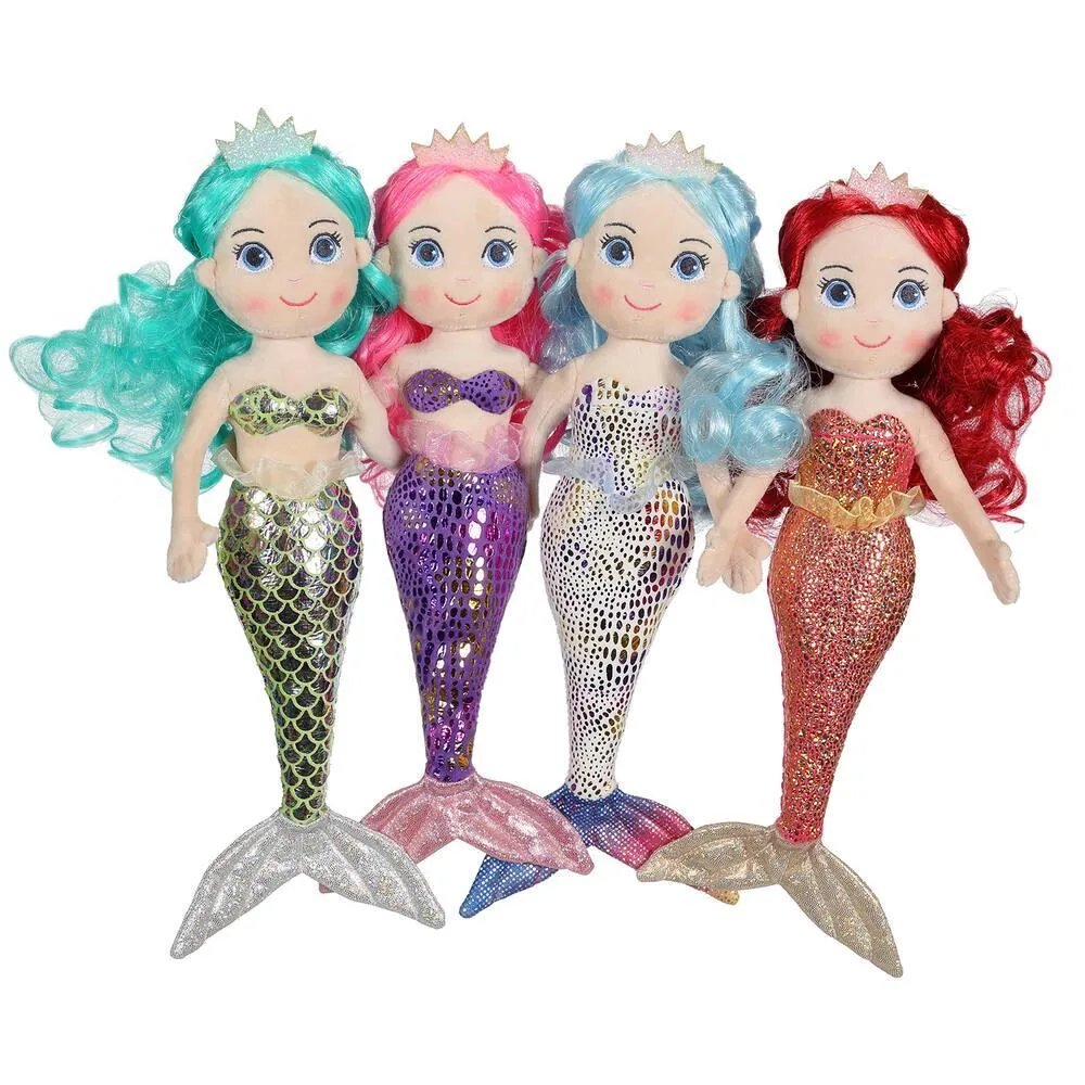 PELUCHE SIRÈNE 30 CM