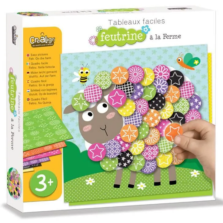 TABLEAUX FACILES -  FEUTRINE  A LA FERME