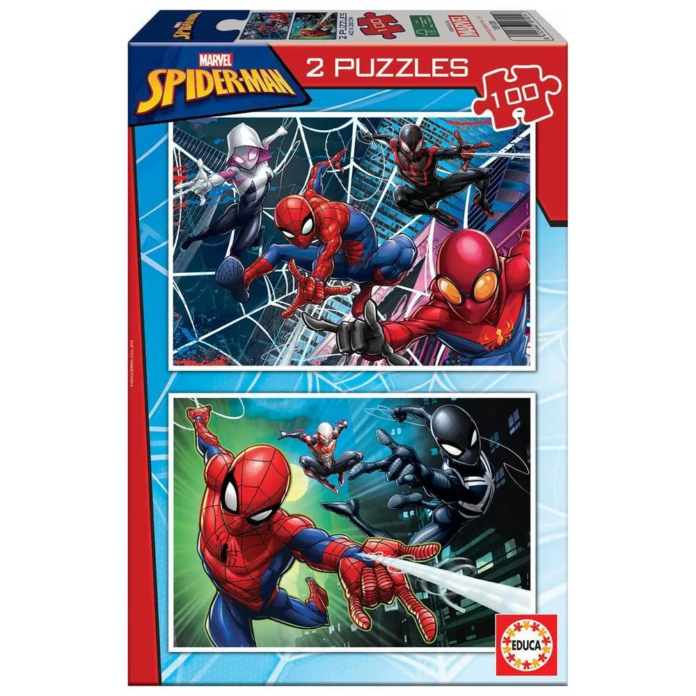 SPIDERMAN - 2 PUZZLES DE 100 PIECES