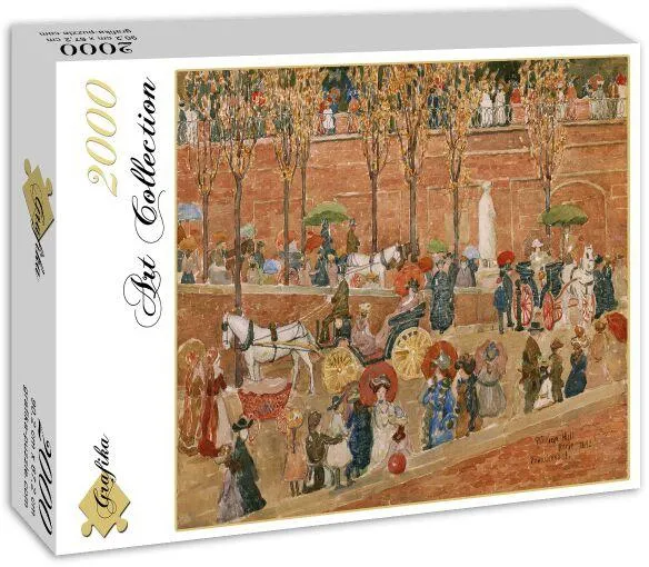 MAURICE PRENDERGAST : LE PINCIO - ROME, 1898