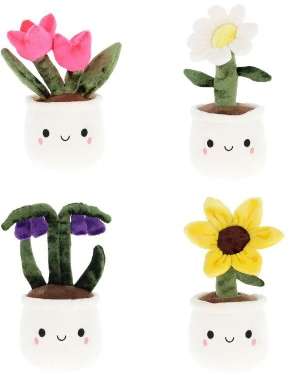PELUCHE PLANTES FLEURIES 12CM