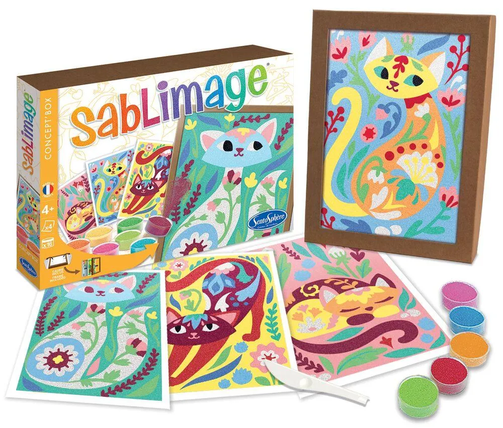 SABLIMAGE CONCEPT BOX - CHATS ROMANTIQUES