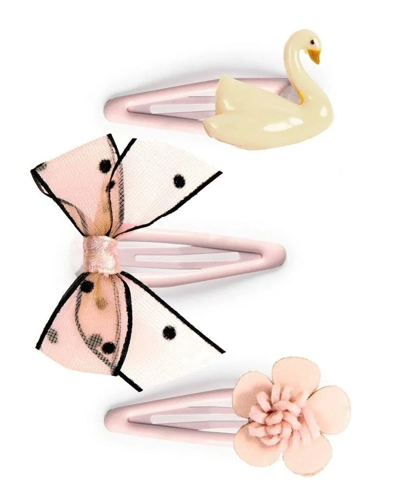 BARRETTES VIOLETTE X 3