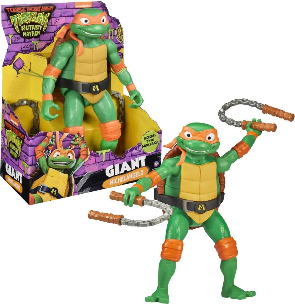 TORTUES NINJA - FIGURINE ARTICULEE 30 CM - MICHELANGELO