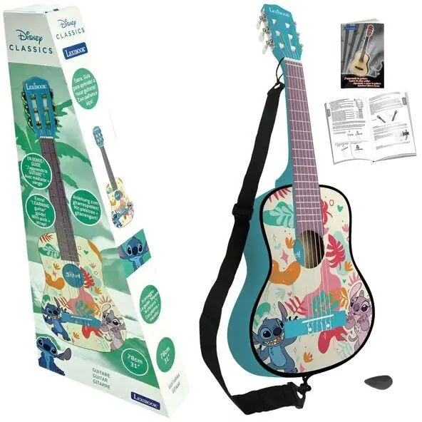 "GUITARE ACOUSTIQUE STITCH - 78 CM"