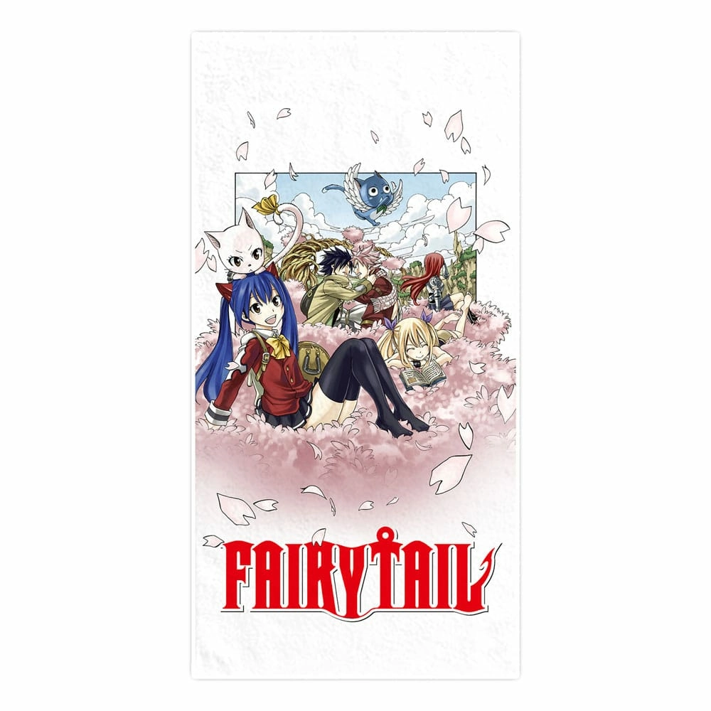 Fairy tail serviette de bain sakura bloom 150 x 75 cm