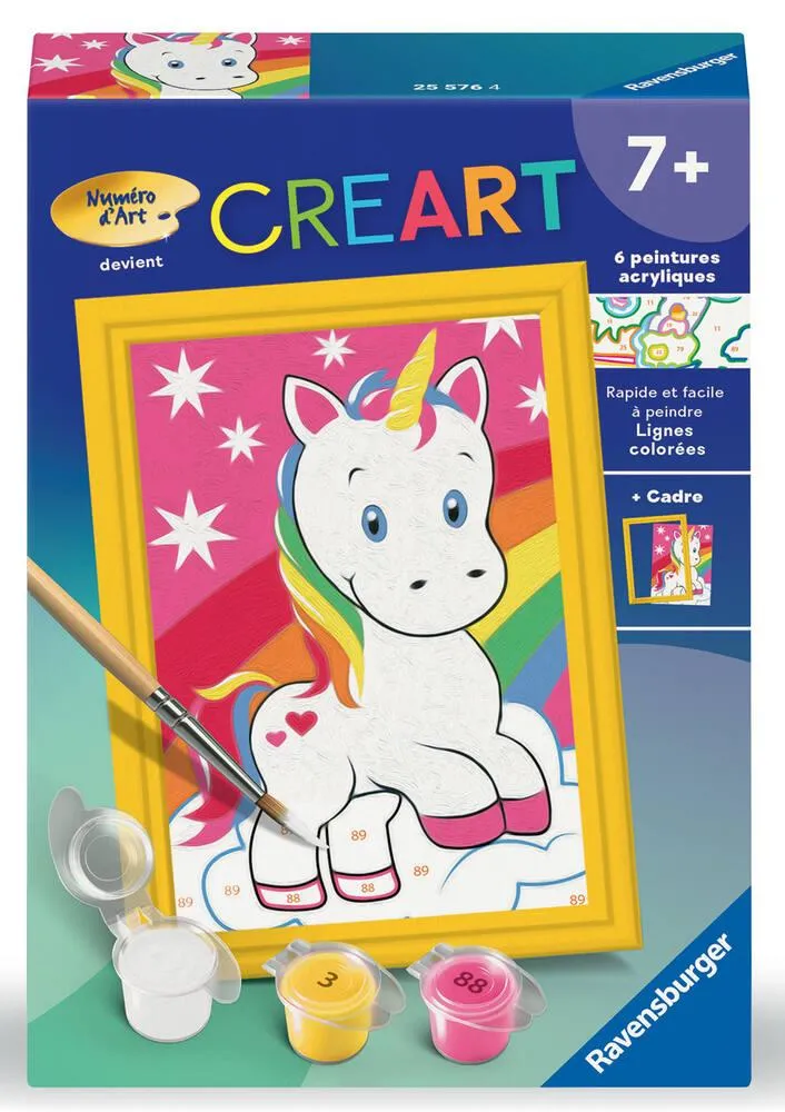 CREART KIDS  8X12CM  ADORABLE LICORNE