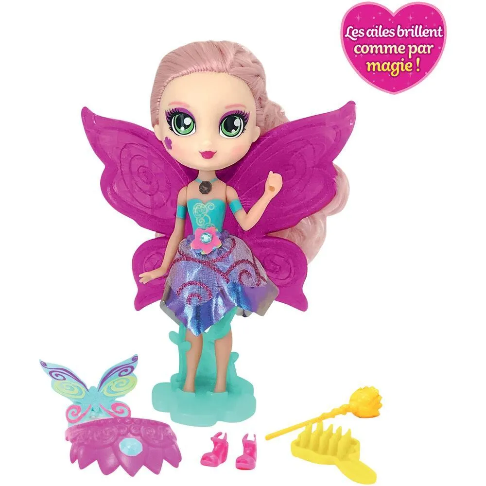 POUPEE REINE DES FEES 17 CM AUX AILES MAGIQUES