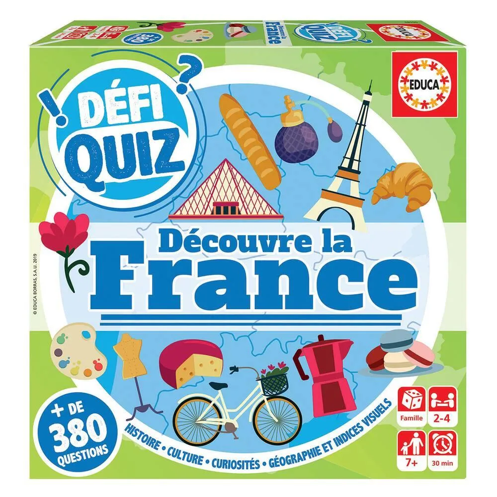 DEFI QUIZ DECOUVRE LA FRANCE