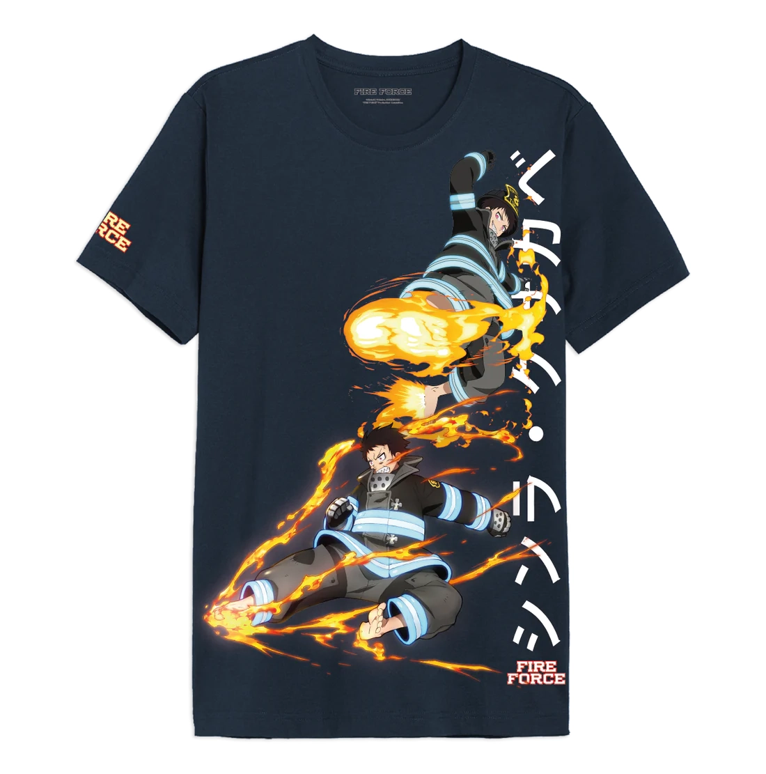 Fire force - shinra - t-shirt oversize homme (l)
