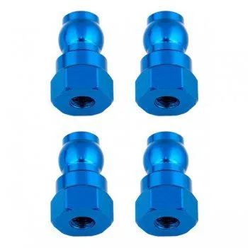 Fixations hautes d'amortisseurs 12mm bleus (4) B6.1 - AS91816 - Pièce détachée Team Associated - 91816