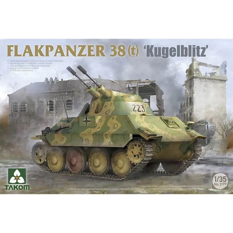 Flakpanzer 38 (t) Kugelblitz. TAKOM 2179