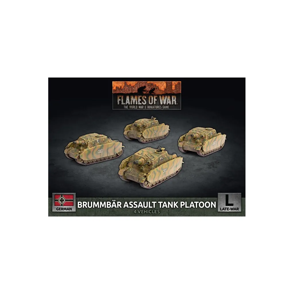 Flames of War - Brummbär Assault Tank Platoon