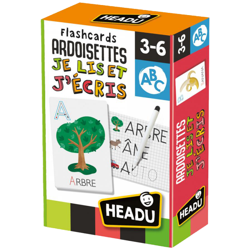 Flashcards Ardoisettes Je Lis et J'écris - Jeu éducatif dès 3 ans - Mon Ludicaire