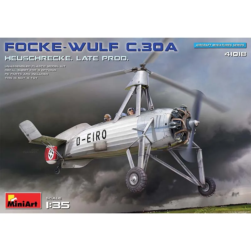 Focke-Wulf FW C.30A Heuschrecke, production tardive. MINIART 41018