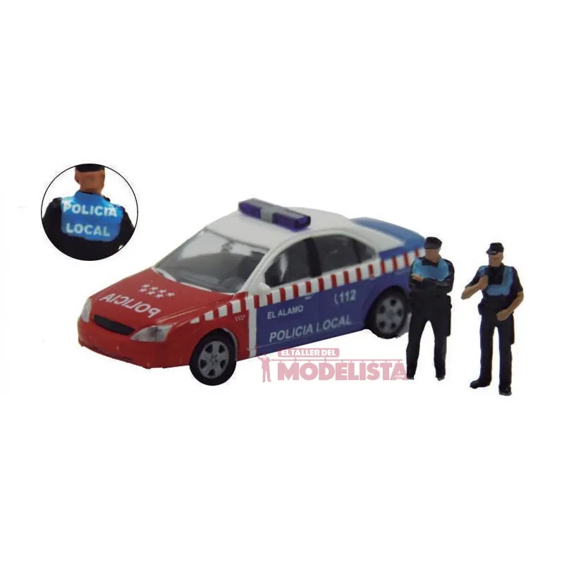 Ford Mondeo avec la police locale. ANESTE 4263-1