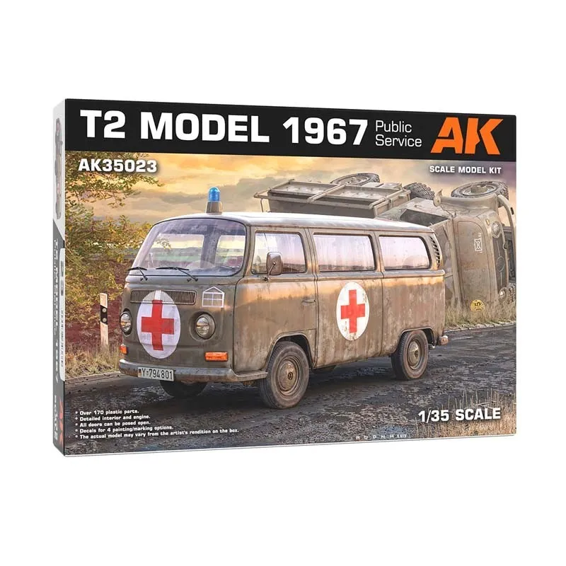 Fourgon T2 modèle 1967, service public. AK INTERACTIVE AK35023