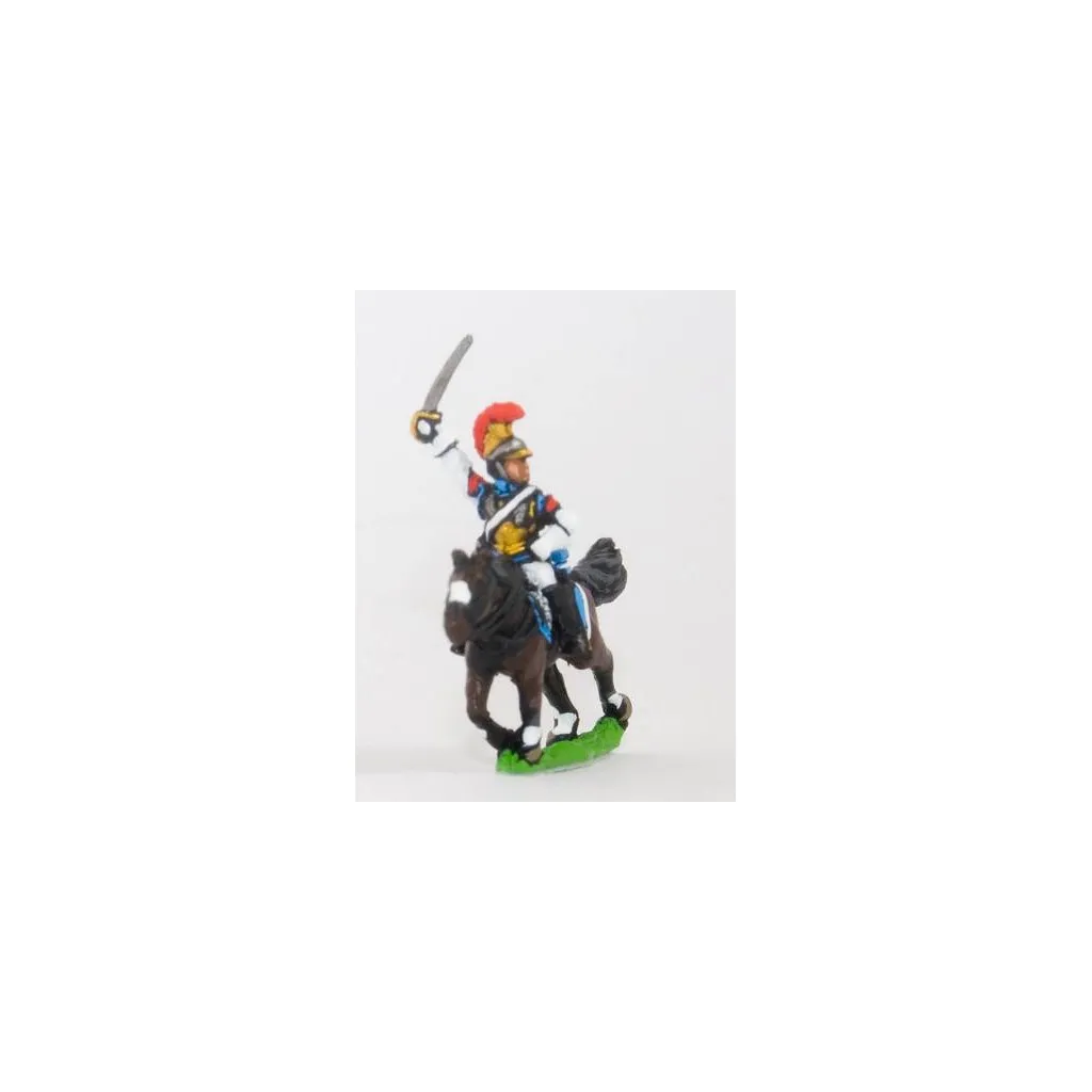 French: Cavalry: Mounted Caribinier in Helmet