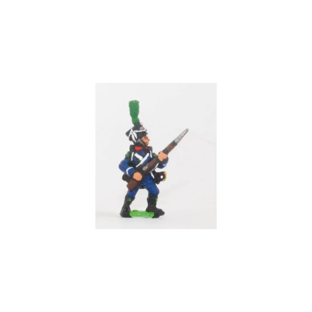 French: Light Infantry (Leger): Carabinier, Chasseur or Voltiguer in Shako with front plume