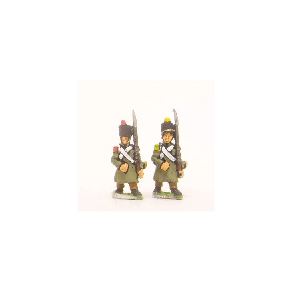 French: Line Grenadier or Voltigeur in Greatcoat, advancing