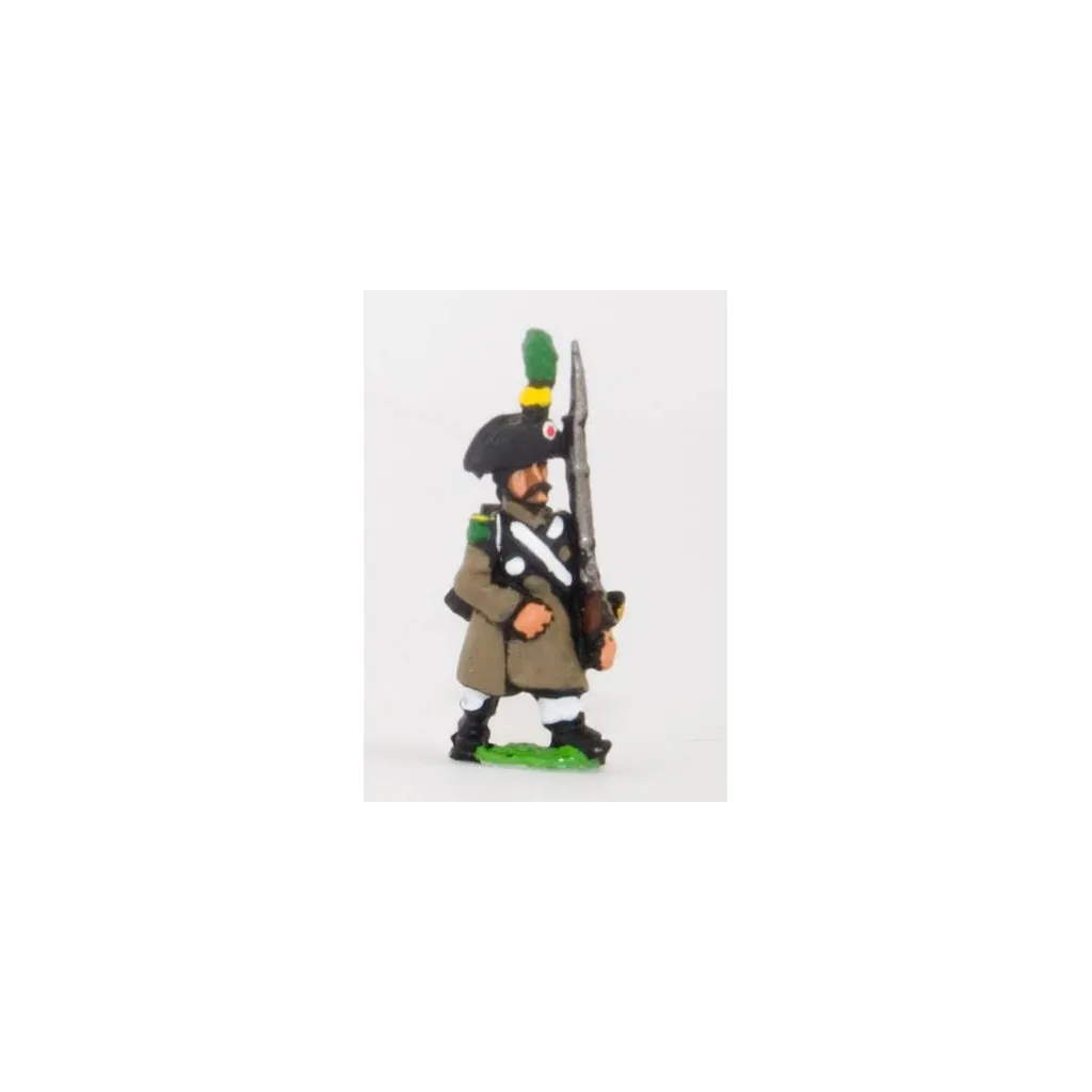 French: Line Infantry 1806-1812: Voltigeur in Greatcoat & Bicorne