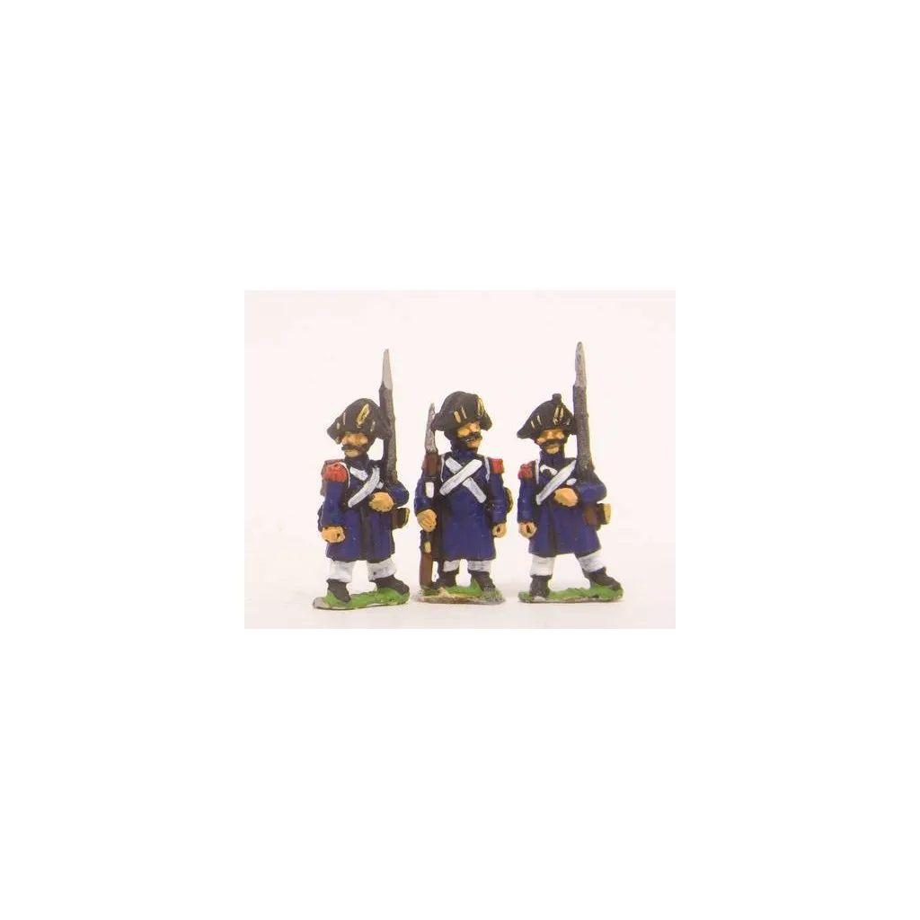 French: Old Guard or Chasseur: in Greatcoat & Chapeau, in assorted poses