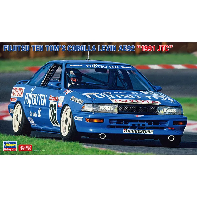 La Corolla Levin AE92 de Fujitsu Ten Tom. HASEGAWA 20492