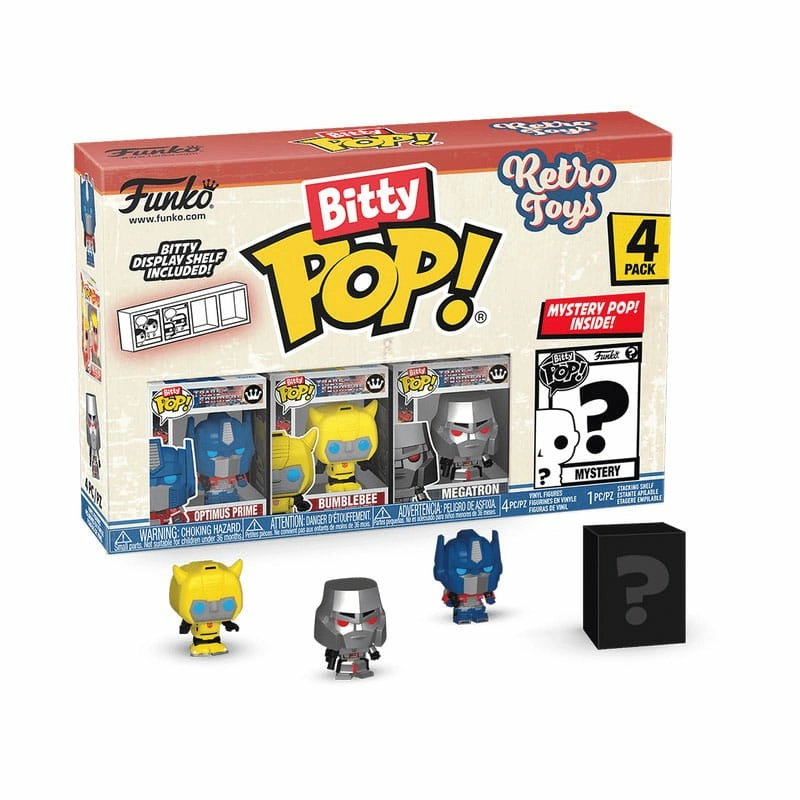 Funko bitty pop! 4-pack: retro toys - transformers