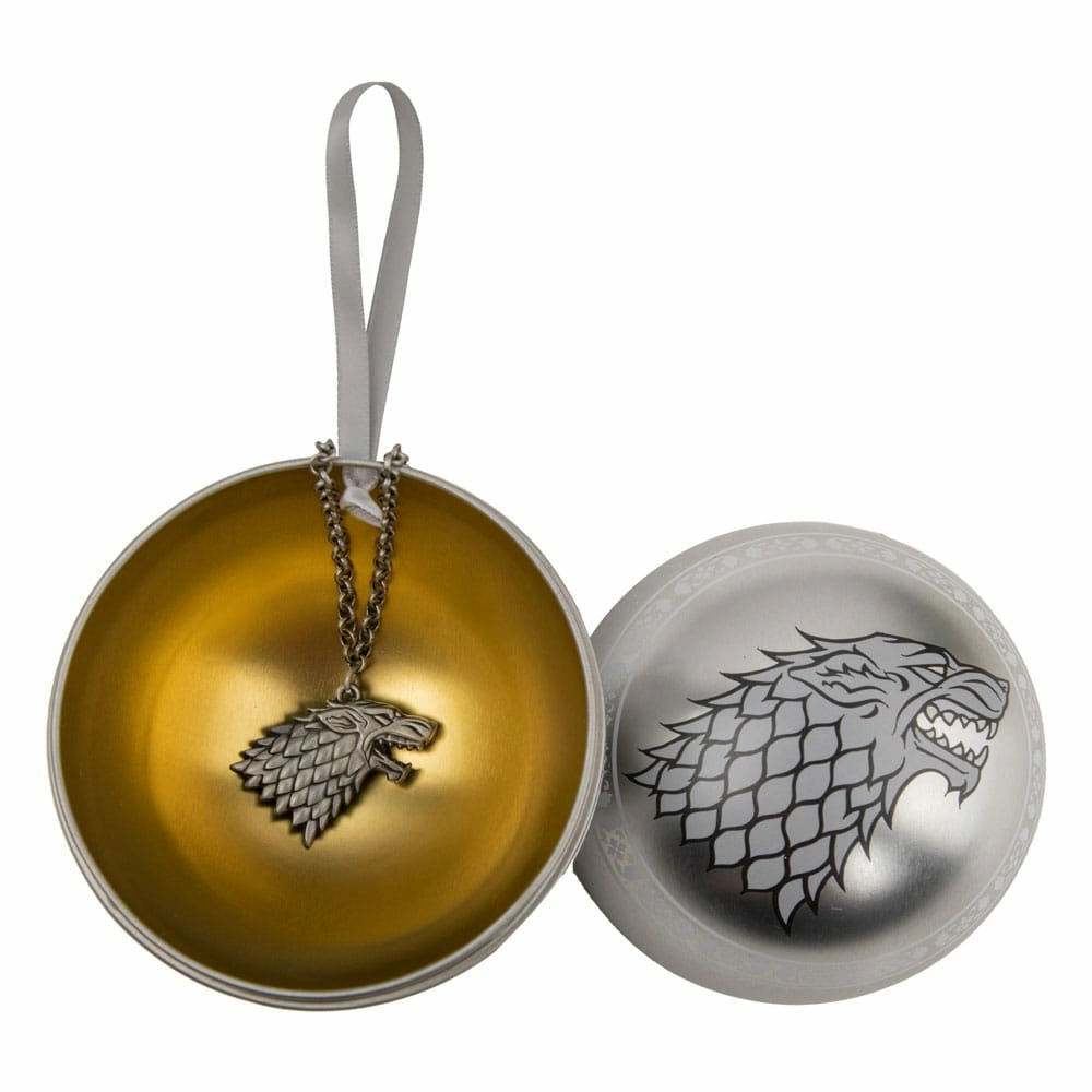 Game of thrones décoration sapin avec collier stark