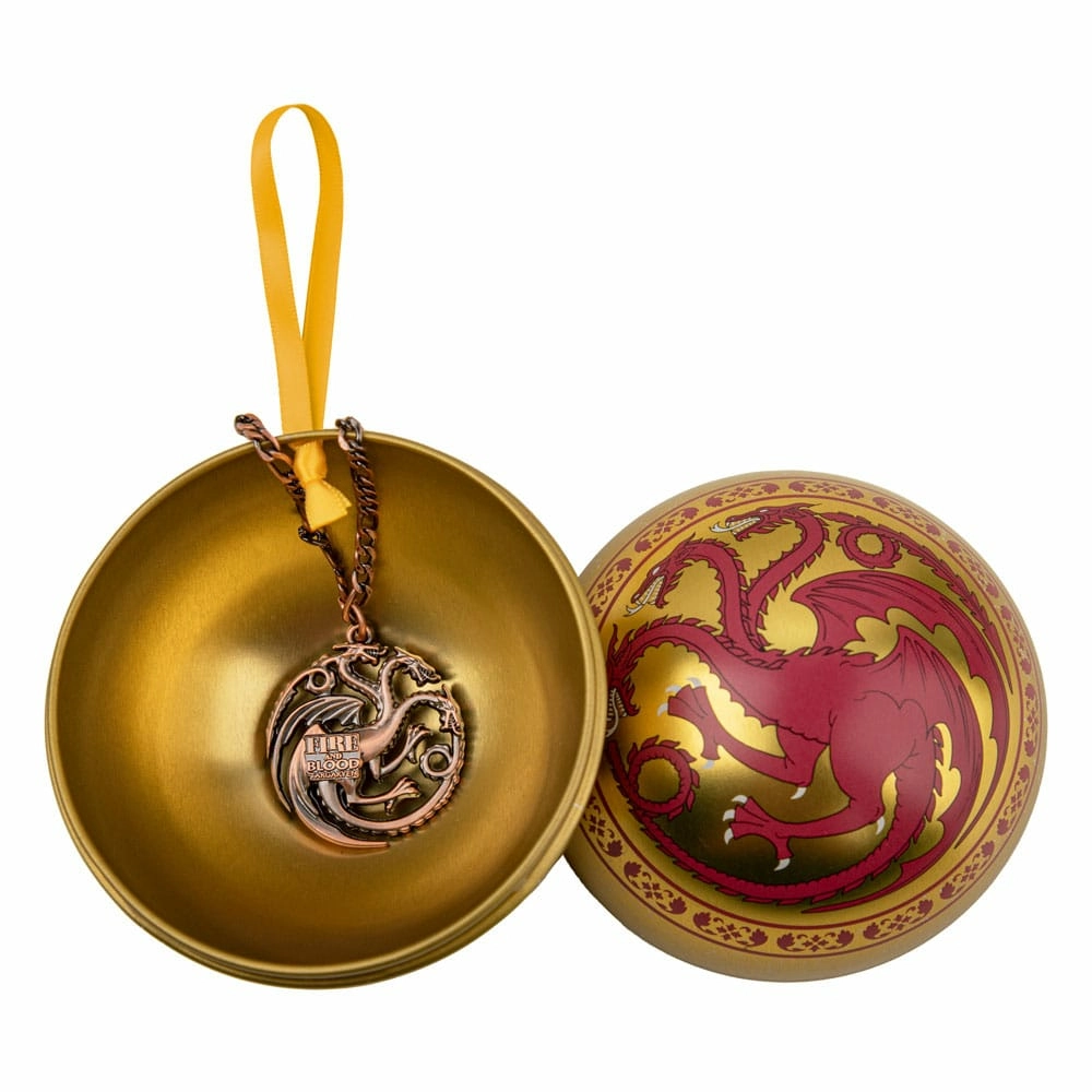 Game of thrones décoration sapin avec collier targaryen
