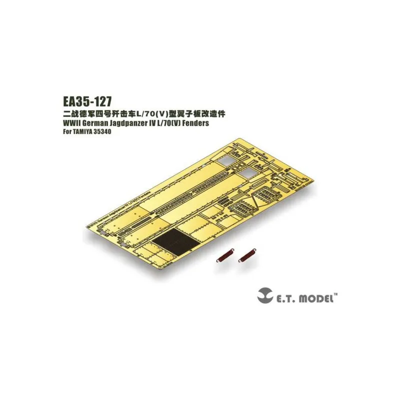 Film photodécoupé : Jagdpanzer IV L/70(V) allemand - Ailes. E.T. MODEL EA35-127