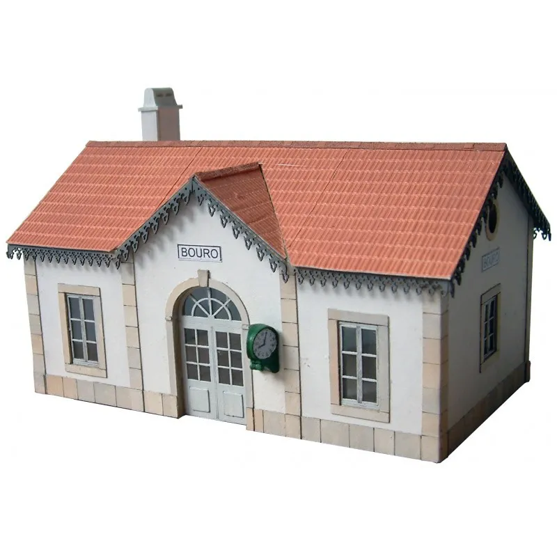 Gare de Boro. Ligne Ouest. MODELISMO ARTESANAL MA_EF_05