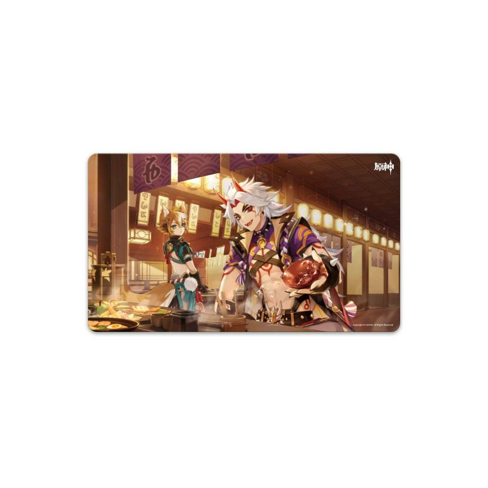 Genshin impact tapis de souris arataki itto 70 x 40 cm