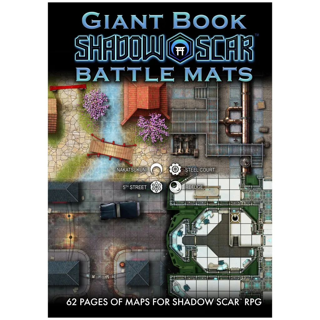 Giant Book of Shadow Scar Battle Mats