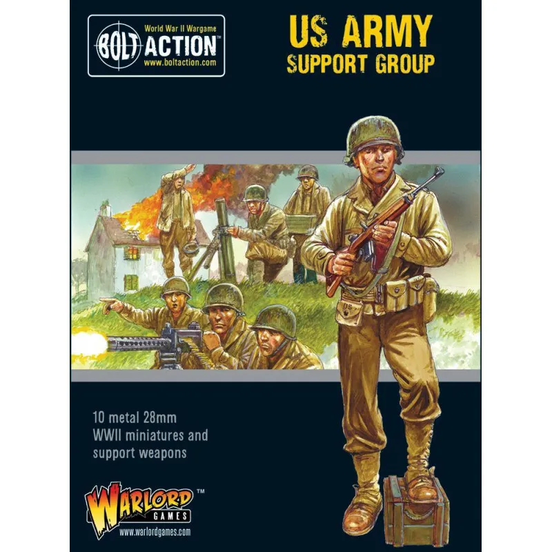 Groupe de soutien de l’armée américaine Bolt Action. WARLORD GAMES 402213004