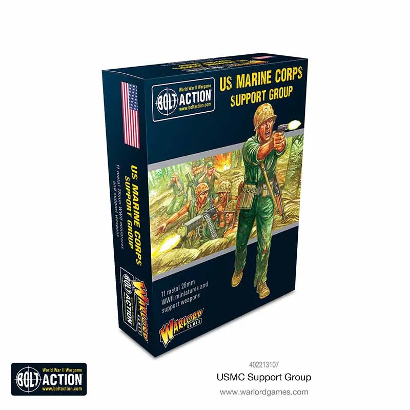 Groupe de soutien du Corps des Marines des États-Unis. Bolt Action. WARLORD GAMES 402213107