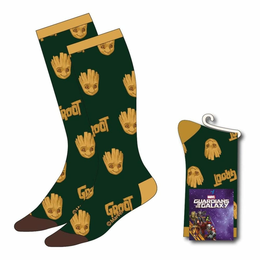 Guardians of the galaxy chaussettes groot´s face 38-45